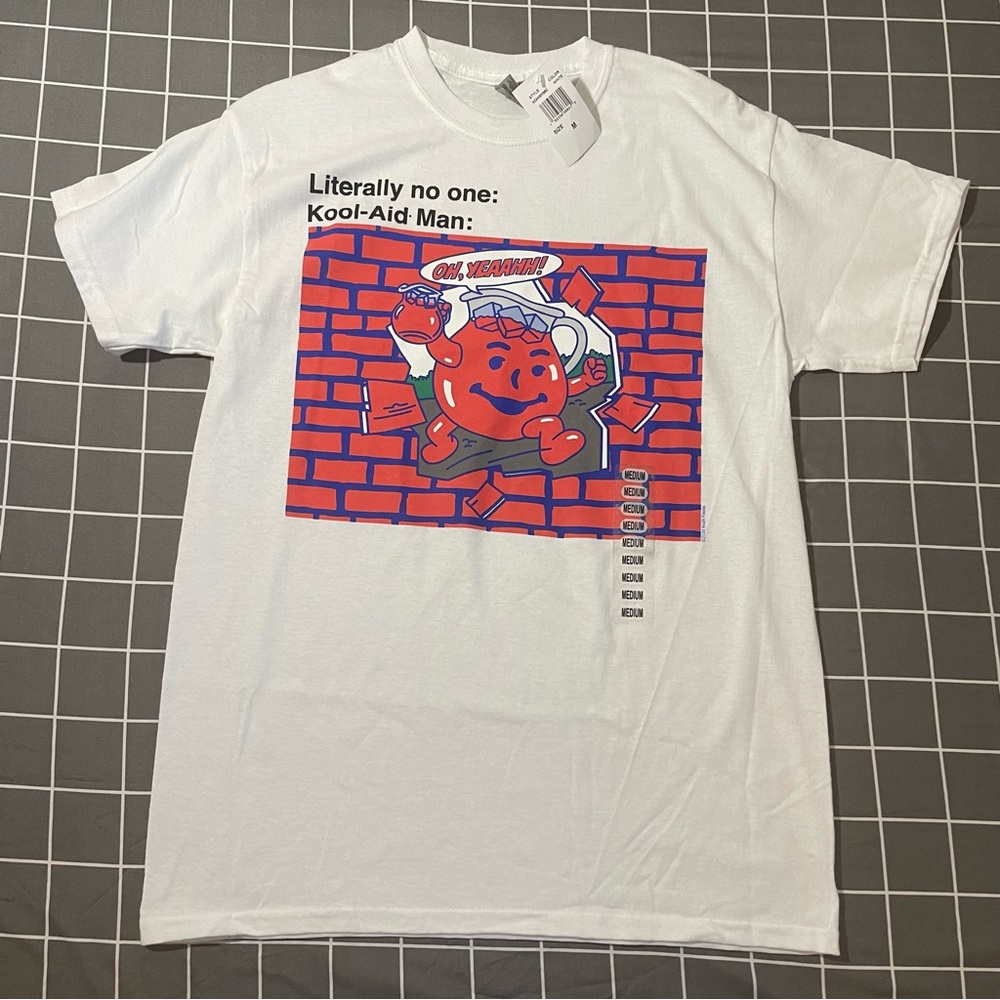 Literally No One: Kool Aid Man: Oh Yeah! - Gildan T-Shirt Men’s Size Medium NWT